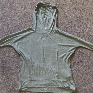 Gray light wash long sleeve